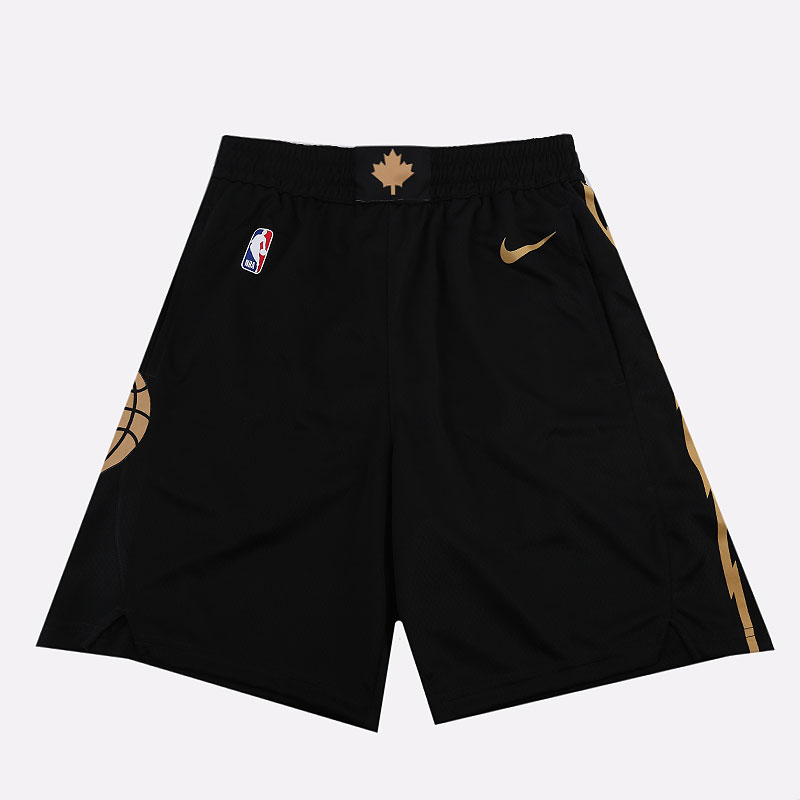 мужские черные шорты Nike Raptors City Edition NBA Swingman Shorts BV5888-010 - цена, описание, фото 1